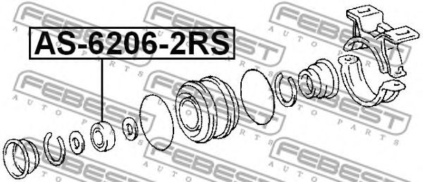 Купить запчасть FEBEST - AS62062RS 